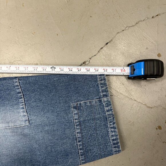 Vintage Southpole Red Tab Blue Faded Embroidered Baggy Y2K Jeans 36 x 30 - Picture 7 of 7